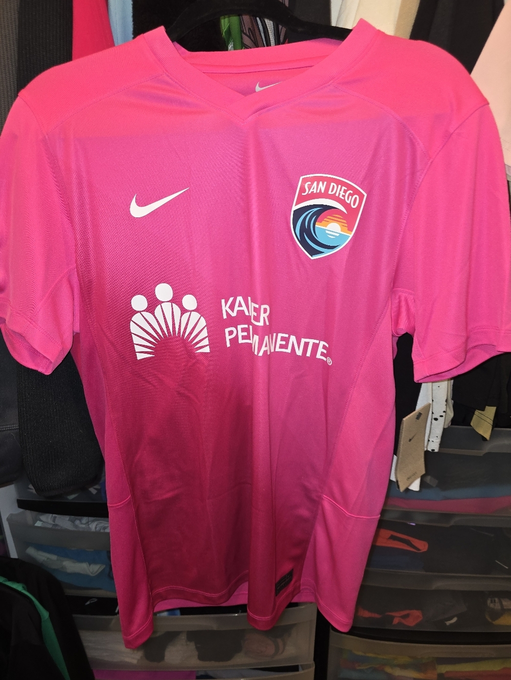 Nike Hot Pink San Diego Soccer Jersey